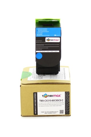 Tonerturk Lexmark 80C8Sc0 Mavi Uyumlu Toner / Cx310 / Cx410 / Cx510