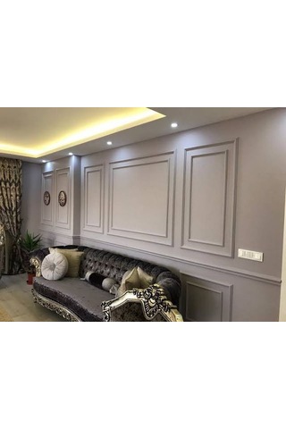Dekoratif Boyanabilir 5 Adet 4 Cm Polistren Duvar Çıtası