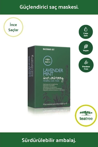 Paul Mitchell Lavender Mint Deep Conditioning Mineral Hair Mask 10 x 20 ML