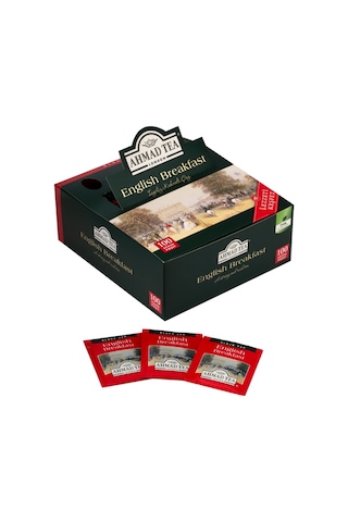 Ahmad Tea Earl Grey & English Breakfast Avantaj Paket 2 Li 100 Lü + 100 Lü Poşet Çay