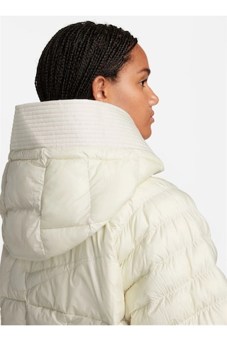 Sportswear Therma-fit Primaloft Thermoplume Swoosh Puffer Full-zip Kadın Mont Ndd Sport Beyaz