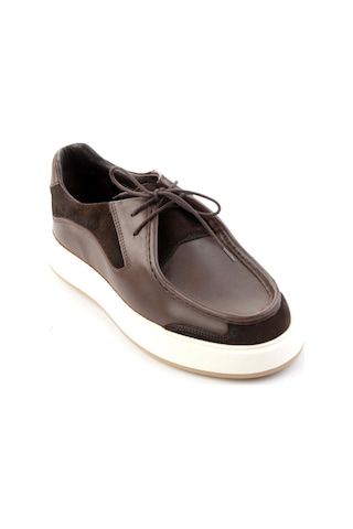 Bambi Kahve Kahve Süet Hakiki Deri Erkek Sneaker E01401023043
