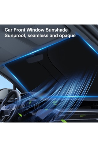 Dianziye Titanium Silver Küçük Boy Kapalı Oto Güneşlik - Isı Ve Uv Engelleyici, Kolay Kurulum, Çok Mevsimli Kullanıma Uygun Araç Güneş Paneli