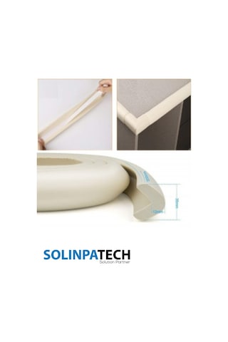 4 Köşe 2m Kalın Kauçuk Kenar Koruma + Krem Renk Bebek Güvenlik Seti (3M Bant Hediye)