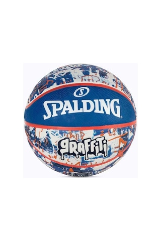 Spalding Blue Red Graffiti Sz7 2021 Basket Topu 84377z