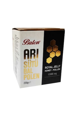 Balen 12000 MG Arı Sütü Bal Polen Karışımı 3 x 230 G