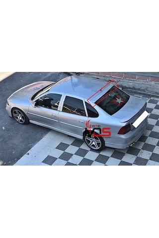 Opel Vectra B Cam Üstü Spoyler Fiberglass Boyasız