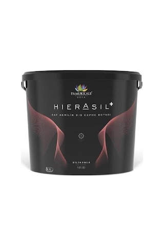 Pamukkale Hierasil+ İpek Mat Saf Akrilik Silikonlu Dış Cephe Boyası 7.5 Lt Beyaz