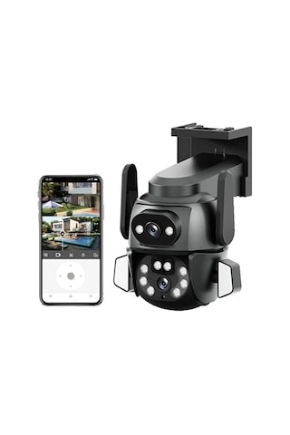 3mp + 3mp Wi-fi Ip Tf Kart Girişli Optik Zoom Kamera