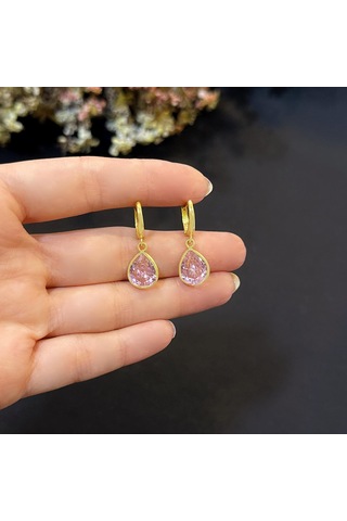 Stela Kuvars Damla Gümüş Küpe