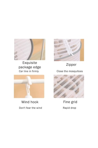 Novahub 3 Katmanlı Asılı Bitki Kurutucu, 3d Net Çamaşır Askısı, Bitki Ve Sebzeler İçin Kurutma Ağı Beyaz