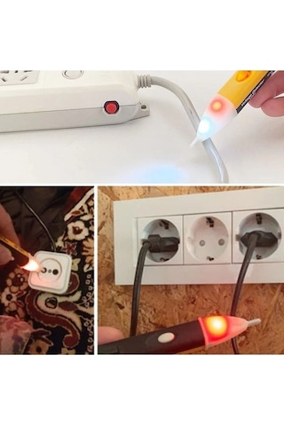 Novahub 1ac-d Kontrol Kalemi Temassız Faz Ve Kaçak Akım, 2 Adet Pil, Kontrol Kalemi