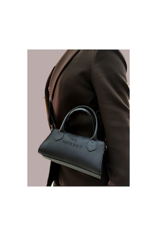 Soylu Çanta Tote Bag Mini Çanta Kadın Omuz Ve El Çantası 20x12x 8 Cm Siyah