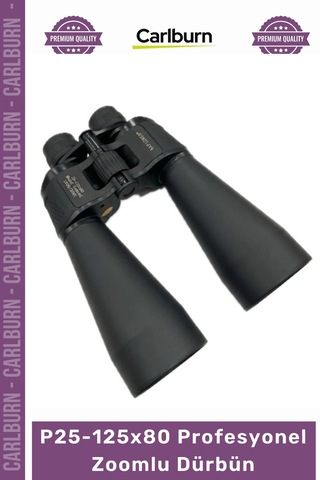 Carlburn Dürbün 80mm Uv Korumalı Net Görüntü Sunan Güçlü P25125x80 Profesyonel Zoomlu Dürbün Çok Renkli