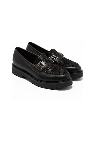 Nero Black Oxford Klasik Kadın 745782dm Donna Serena 5782dm Nap Str Nero/me Pe Nero Siyah