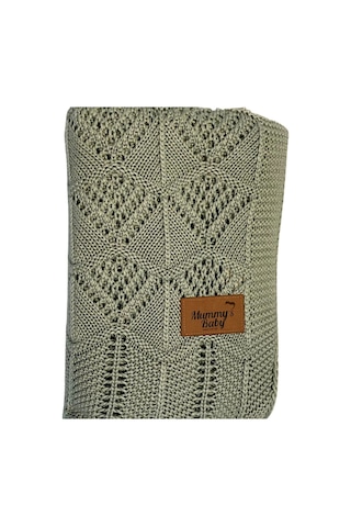 Mummy's Baby Tencel Örgü Dantel Desen Bebek Battaniyesi 80 100 Yeşil
