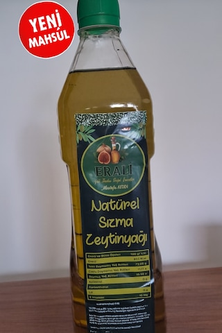 Erali Gıda Naturel Sızma Zeytinyağı 1 L