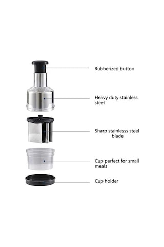 Besthome1 Paslanmaz Çelik Sebze Doğrayıcı - Mutfak Aleti - Soğan, Sarımsak İçin Diğer