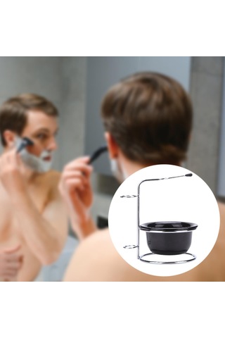 Homyl Tıraş Kasesi Paslanmaz Çelik Pürüzsüz Sabunu Kupası