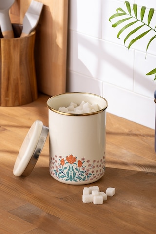 Emsan Hasbahçe Büyük Boy Emaye Kavanoz