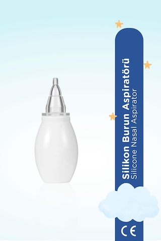 Wee Baby Silikon Burun Aspiratörü - Beyaz Mw030860