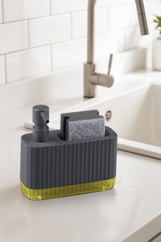 Okyanus Home Coliseum Sıvı Sabunluk Seti Antrasit Antrasit