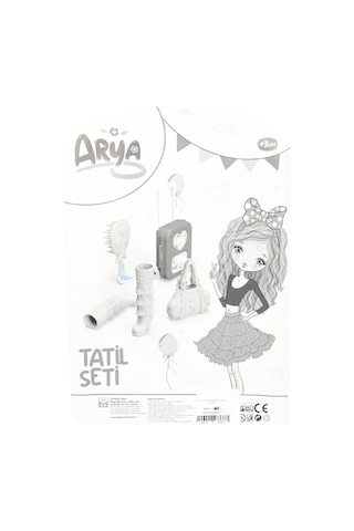 Elly's Tatil Seti Kartela Kareli Elbiseli