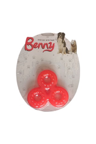 Benny Köpek Oyuncağı Üçlü H 9 X 9 Cm Kırmızı