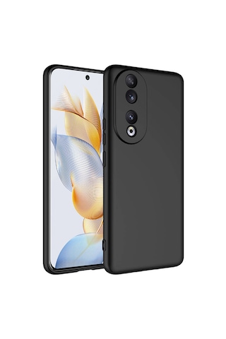 Honor 90 Kılıf Yumuşak Silikon Kamera Korumalı Lansman Erd Kırmızı