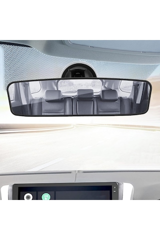 İç Dikiz İlave Ayna 240 Mm 360 Derece Ayarlı Vantuzlu