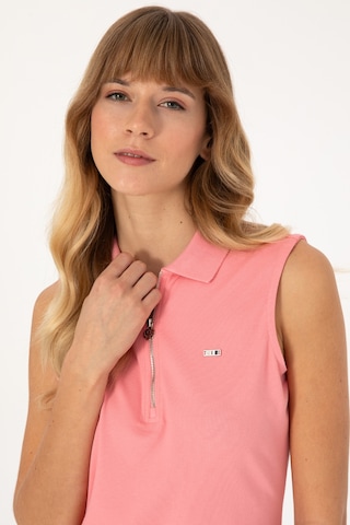 U.s. Polo Assn. Kadın Pembe Tişört 50324852-vr041 Pembe