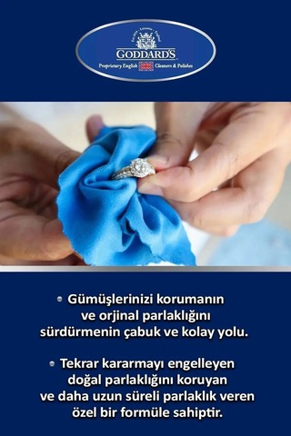 Goddar S Gümüş Cilası Gümüş Parlatıcısı Silver Shine 125 Ml. Tekli