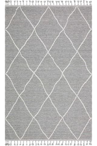 Soho Sh 02 Grey Hav Vermeyen Özel Ipler Ile Üretilen Etnik Örgü Desenlere Sahip Makine Halısı
