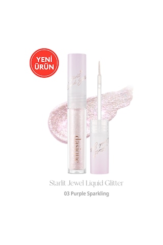 Dasique İnci Işıltılı Likit Glitter Starlit Jewel Liquid Glitter 03 Purple Sparkling 03 Purple Sparkling