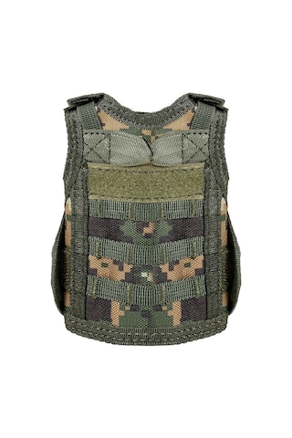 3 Paket Mini Molle Yelek Taktik Noel Bira Şişesi Bira Yelek Kapağı Askeri Kişisel Şişe İçecek Seti Çok Renkli