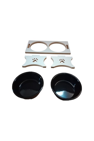 Realwood Seramik Kaseli Orta Büyük Irk Köpek Mama Su Kabı 2 L