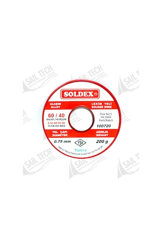 Soldex Lehim Teli 0.75Mm 200Gr Sn60 Pb40