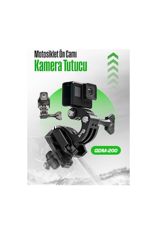 Motosiklet Ön Camı İçin Aksiyon Kamera Seti