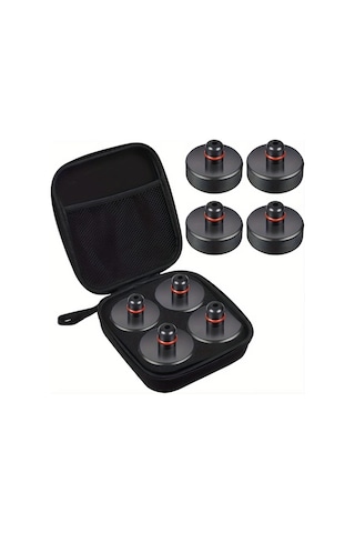 Honeybeeshop Mealam 4lü Jack Pedleri Ve Saklama Kutusu Poliüretan Tesla Model 3 S X Y Uyumlu Yalıtımlı Araç Kaldırma Puckları