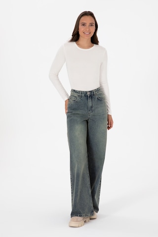U.S. Polo Assn. Kadın Yeşil Flare Fit Jean Pantolon 50308394-DN0030