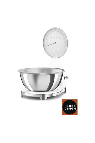 Smeg 50's Style Retro Ksf01 Beyaz Analog Mutfak Tartısı Beyaz