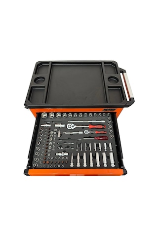 Rico Dolu Takım Arabası 185 Parça 5 Çekmeceli Kilitli