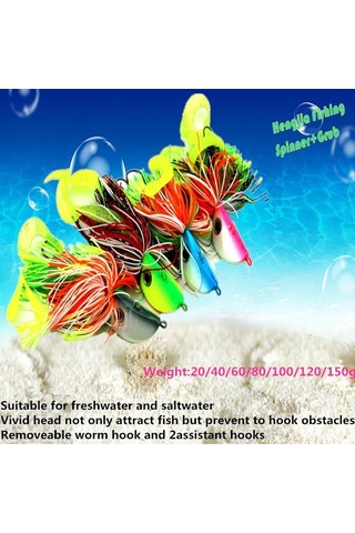 Hengjia 1 Adet Çok Fonksiyonlu Jig Cazibesi Spinnerbait Grub Wobbler Olta Takımı