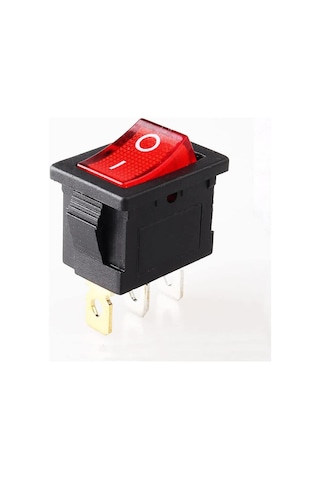 3 Pin Anahtar Ledli Kcd1 Rocker Switch Mini Buton On/off 10a 250v Işıklı
