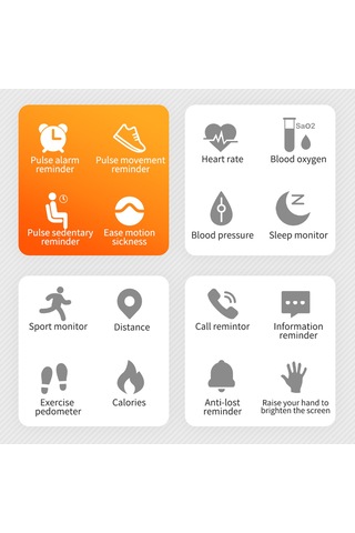 Geeroyoo Ocean 2 Akıllı Spor Saati - 0.96" Tft Dokunmatik Ekran, Uyku/nabız/kan Basıncı İzleme, Çoklu Spor Modu, Bildirimler, Android/ios Desteği - Siyah