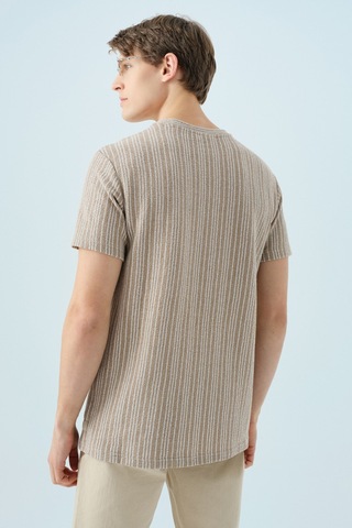 Loft Erkek Tişört Lf2038237 Bej