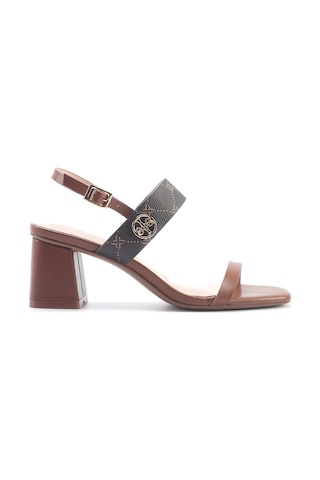 Nine West Nacedıa 5fx Kahverengi Kadın Topuklu Sandalet 000000000101947995 Kahverengi