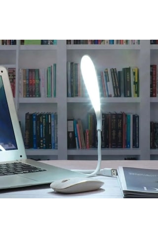 Buffer Usb Girişli 14 Ledli 3 Kademeli Dokunmatik Masa/kitap Okuma Lambası Ledi Beyaz Beyaz