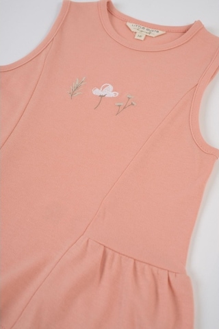Bambu Çiçek Nakışlı Çocuk Bluz Pembe