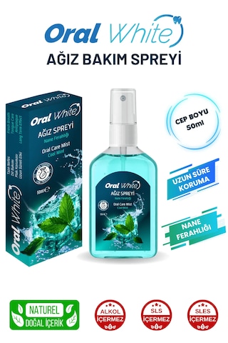 Oral White Cleaning Pro Ağız Bakım Spreyi 50 ML